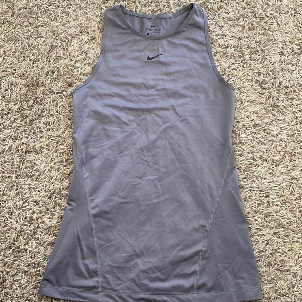 Purple/ gray Nike tank